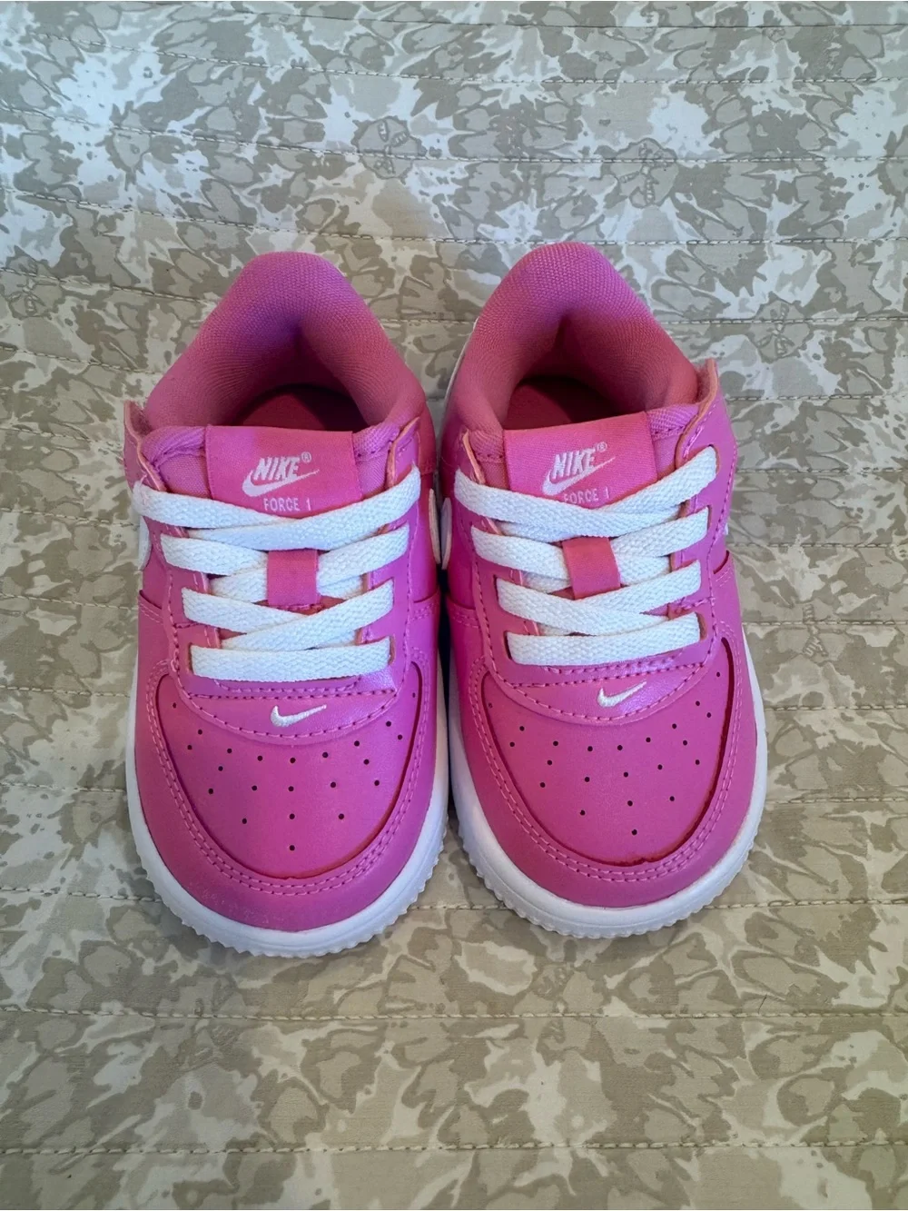 Nike Hot Pink and White Toddler Sneakers